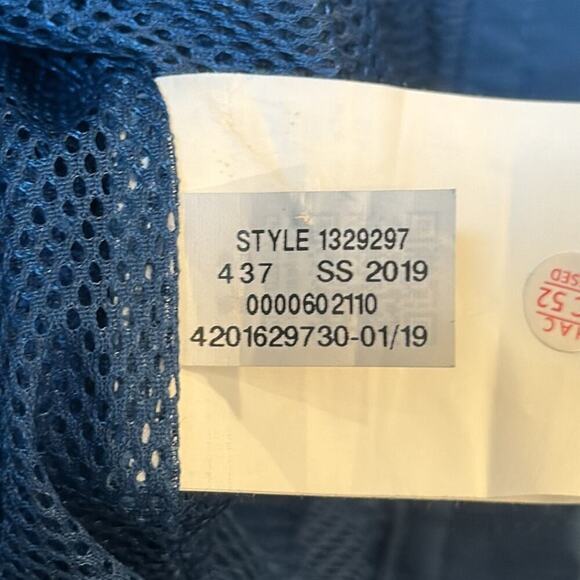 Under Armour Men's Sportstyle Windbreaker Jacket Graphite Blue Halo Gray Size XL - Picture 10 of 10